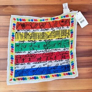 Sezane x JCC Multicolor Graphic Scarf